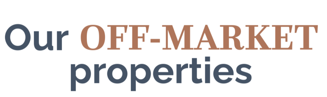 Our Off-Market properties